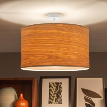 Brilagi - LED overflademonteret loftlampe CERIA 1xE27/60W/230V Ø 45 cm hvid/beige