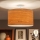 Brilagi - LED overflademonteret loftlampe CERIA 1xE27/60W/230V Ø 45 cm hvid/beige