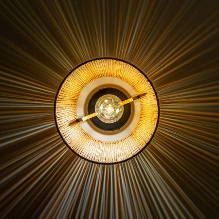 Brilagi - LED overflademonteret loftlampe CERIA BOHO 1xE27/40W/230V Ø 28 cm brun