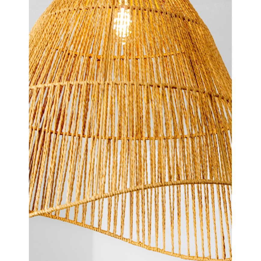 Brilagi - LED overflademonteret loftlampe CERIA BOHO 1xE27/40W/230V Ø 50 cm brun