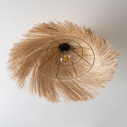 Brilagi - LED overflademonteret loftlampe CERIA BOHO 1xE27/40W/230V Ø 70 cm rattan