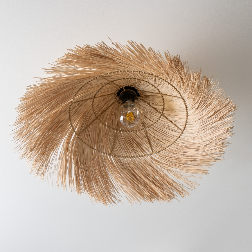 Brilagi - LED overflademonteret loftlampe CERIA BOHO 1xE27/40W/230V Ø 70 cm rattan