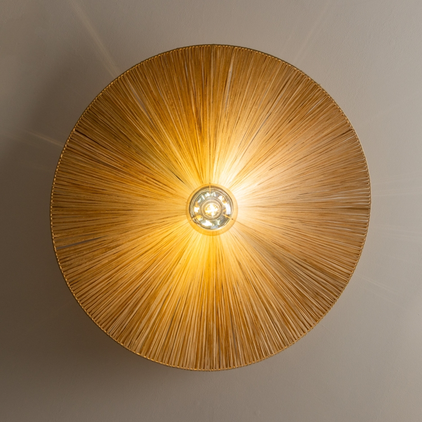 Brilagi - LED overflademonteret loftlampe CERIA BOHO 1xE27/40W/230V Ø 80 cm raffia