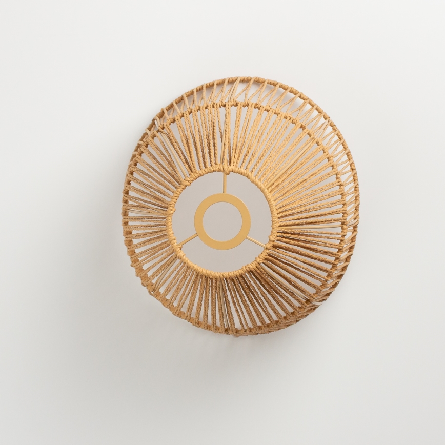 Brilagi - LED overflademonteret loftlampe CERIA BOHO 1xE27/40W/230V Ø30 cm brun/eg