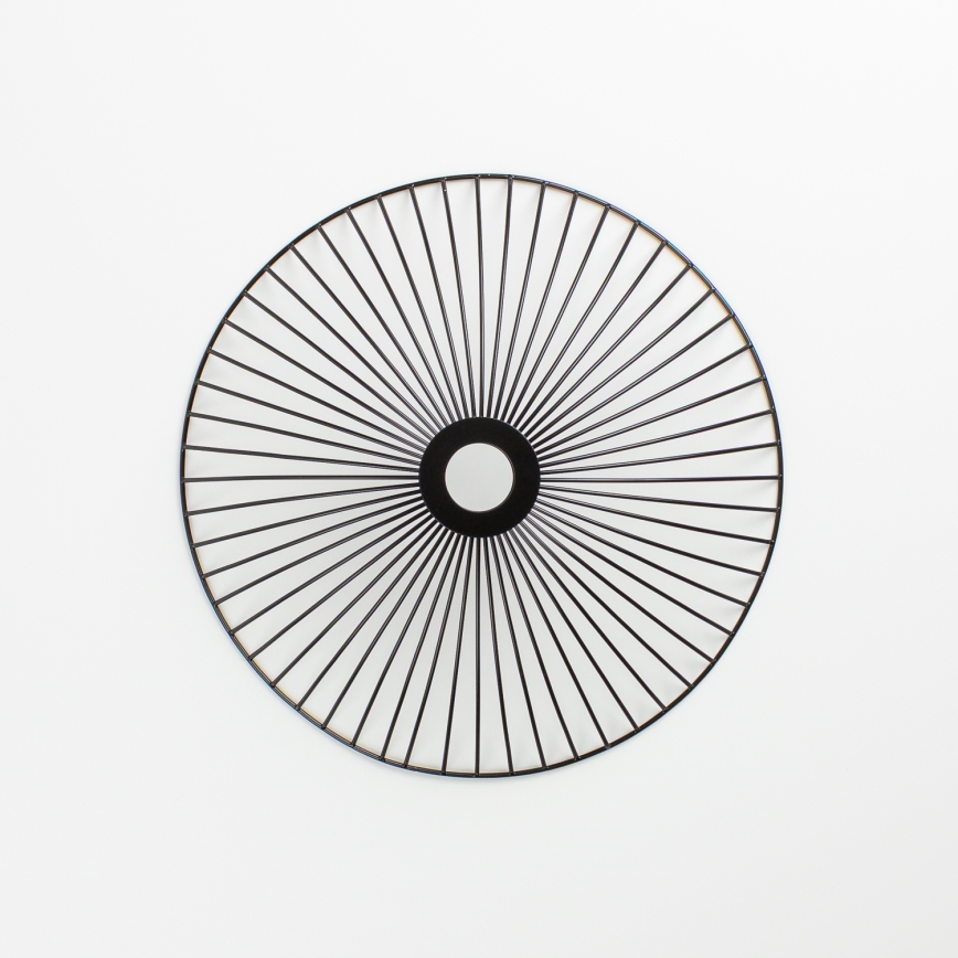 Brilagi - LED overflademonteret loftlampe CERIA WIRE 1xE27/40W/230V Ø 26 cm sort/eg