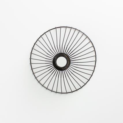 Brilagi - LED overflademonteret loftlampe CERIA WIRE 1xE27/40W/230V Ø 30 cm sort/eg