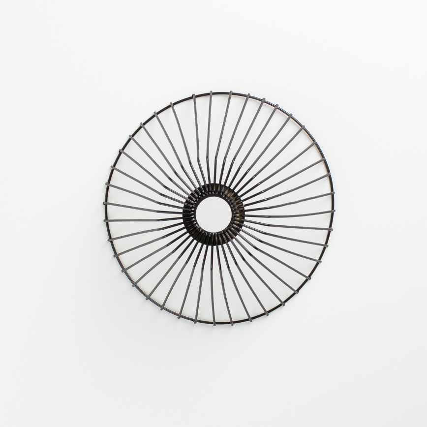 Brilagi - LED overflademonteret loftlampe CERIA WIRE 1xE27/40W/230V Ø 30 cm sort/eg