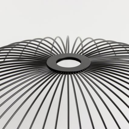 Brilagi - LED overflademonteret loftlampe CERIA WIRE 1xE27/40W/230V Ø 60 cm sort/eg