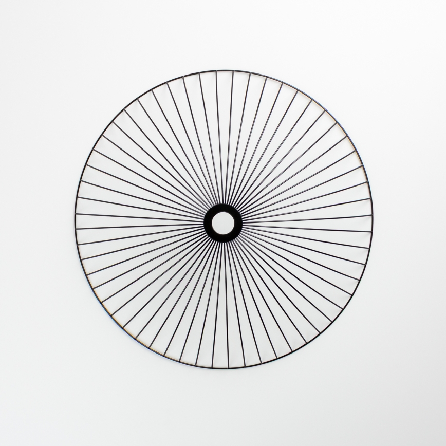 Brilagi - LED overflademonteret loftlampe CERIA WIRE 1xE27/40W/230V Ø 60 cm sort/eg