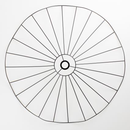 Brilagi - LED overflademonteret loftlampe CERIA WIRE 1xE27/40W/230V Ø 80 cm sort/eg