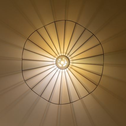 Brilagi - LED overflademonteret loftlampe CERIA WIRE 1xE27/40W/230V Ø 80 cm sort