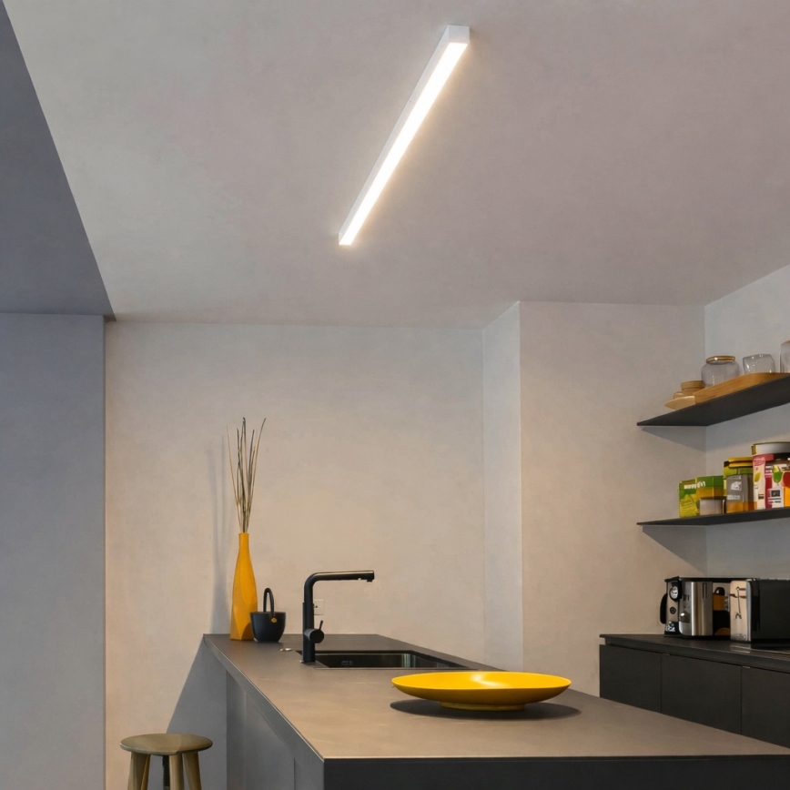 Brilagi - LED overflademonteret loftlampe FULLDAY LED/20/30/40W/230V 2700/4000/6000K 120 cm hvid