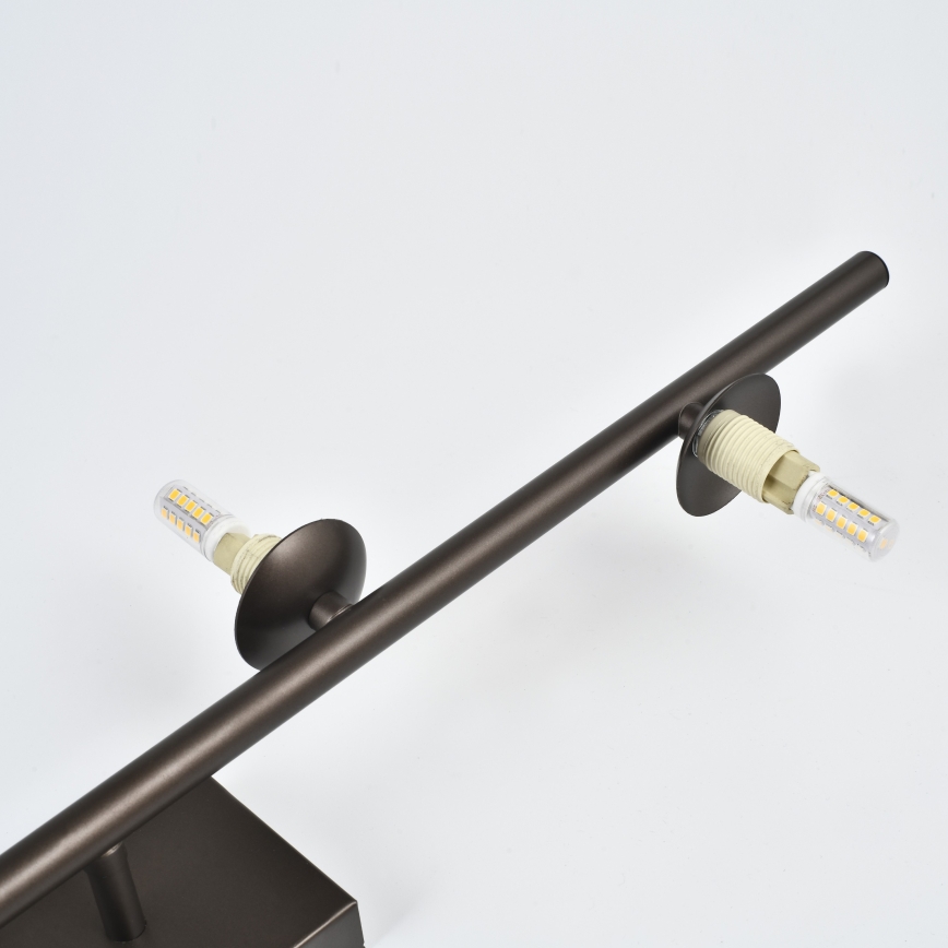 Brilagi - LED overflademonteret loftlampe MILLA 4xG9/3W/230V brun/røget brun