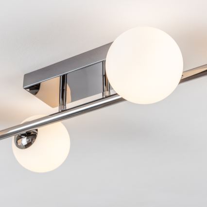 Brilagi - LED overflademonteret loftlampe MILLA 4xG9/3W/230V sort krom/hvid