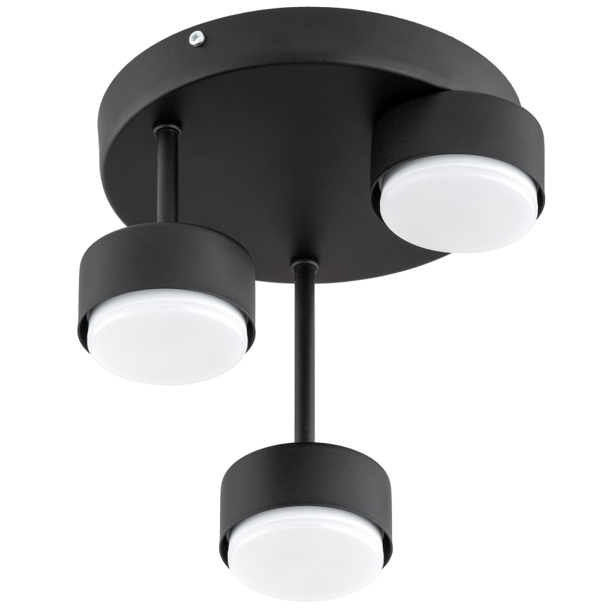 Brilagi - LED overflademonteret loftlampe MONO 3xGX53/30W/230V sort