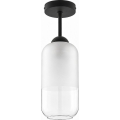 BRILAGI - LED overflademonteret loftlampe RETRO GLASS 1xE27/60W/230V Ø 14 cm sort/hvid