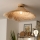 Brilagi - LED overflademonteret lysekrone CERIA BOHO 1xE27/40W/230V Ø 100 cm rattan/eg