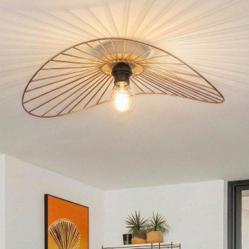 Brilagi - LED overflademonteret lysekrone CERIA WIRE 1xE27/40W/230V 40x56 cm bronze/eg