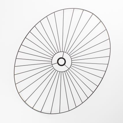 Brilagi - LED overflademonteret lysekrone CERIA WIRE 1xE27/40W/230V 60x80 cm sort/eg