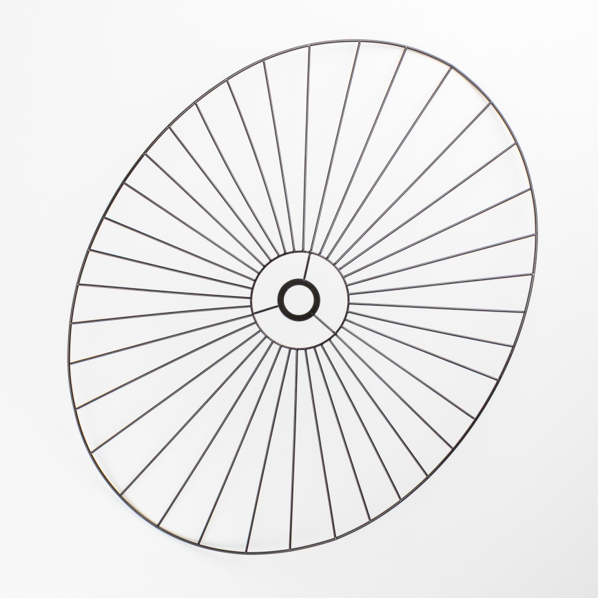 Brilagi - LED overflademonteret lysekrone CERIA WIRE 1xE27/40W/230V 60x80 cm sort/eg