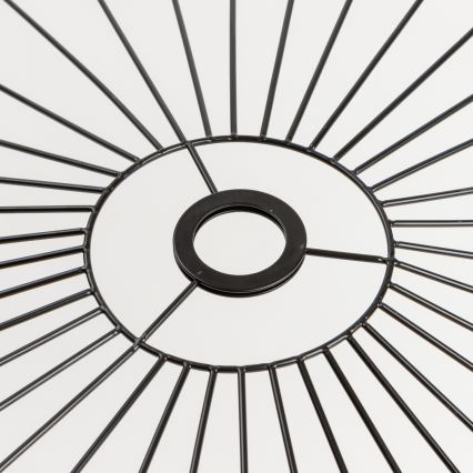 Brilagi - LED overflademonteret lysekrone CERIA WIRE 1xE27/40W/230V 60x80 cm sort/eg