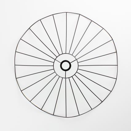Brilagi - LED overflademonteret lysekrone CERIA WIRE 1xE27/40W/230V Ø 60 cm sort/eg