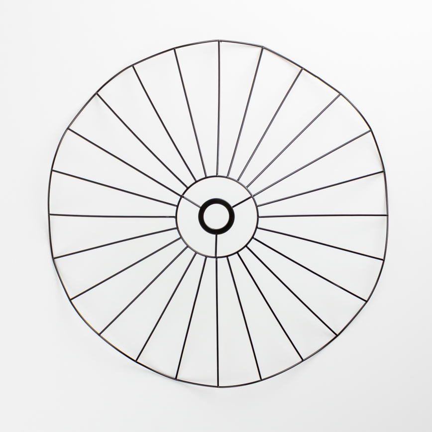 Brilagi - LED overflademonteret lysekrone CERIA WIRE 1xE27/40W/230V Ø 60 cm sort/eg