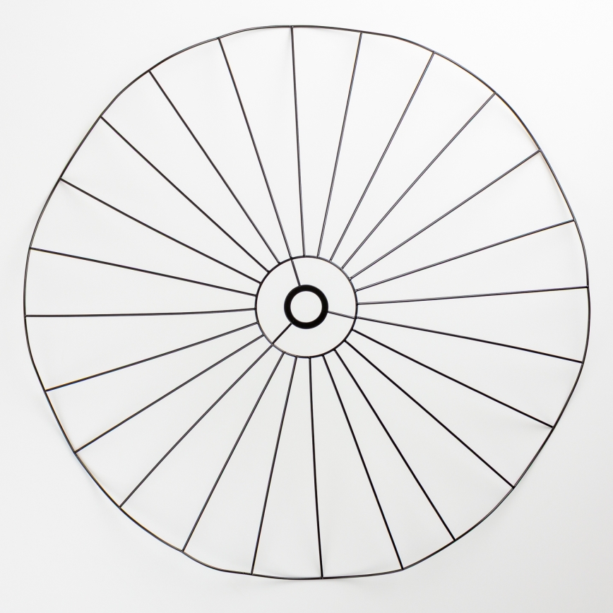 Brilagi - LED overflademonteret lysekrone CERIA WIRE 1xE27/40W/230V Ø 80 cm sort/eg