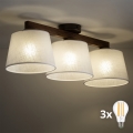 BRILAGI - LED overflademonteret lysekrone LATTE 3xE27/15W/230V fyr/hvid