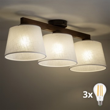 BRILAGI - LED overflademonteret lysekrone LATTE 3xE27/15W/230V fyr/hvid