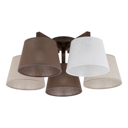 BRILAGI - LED overflademonteret lysekrone LATTE 5xE27/15W/230V fyr/mix
