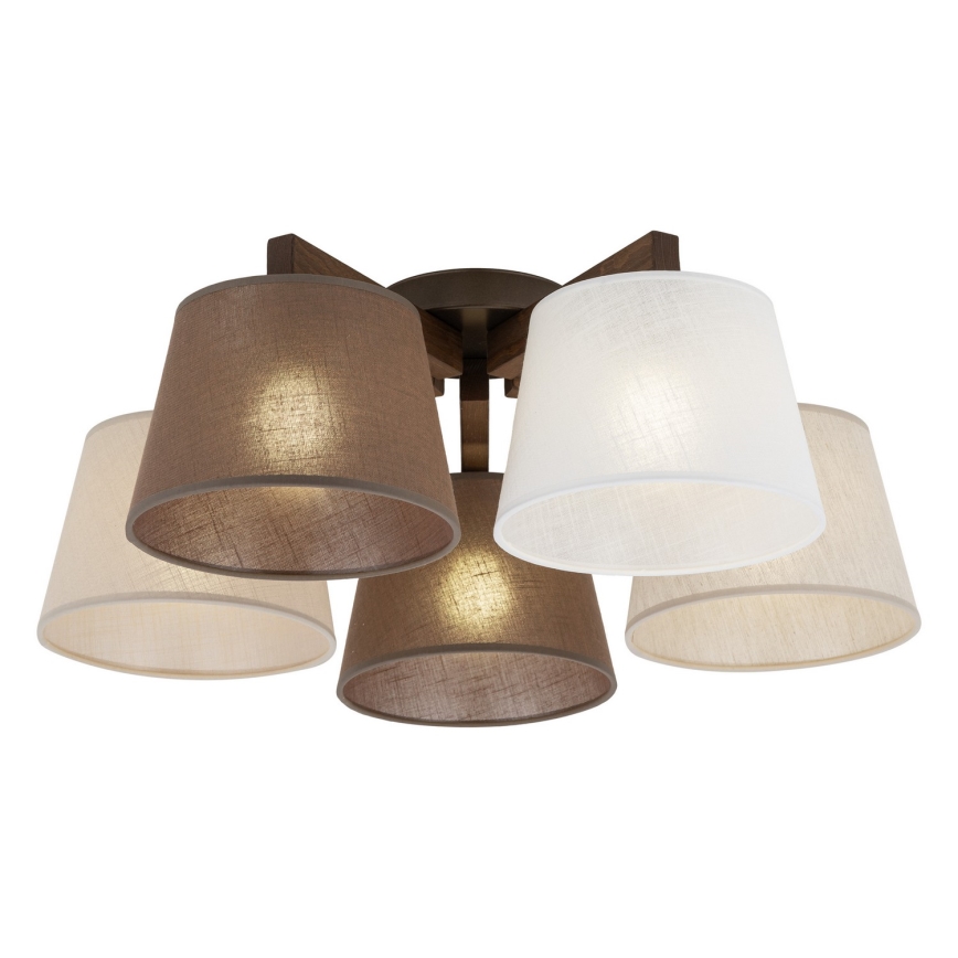 BRILAGI - LED overflademonteret lysekrone LATTE 5xE27/15W/230V fyr/mix