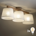 BRILAGI - LED Overflademonteret lysekrone LATTE SABIA 3xE27/15W/230V fyr/hvid