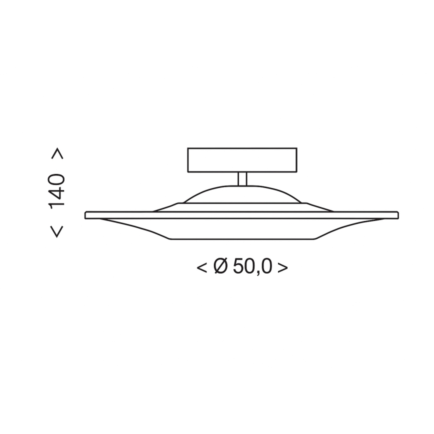 Brilagi - LED overflademonteret lysekrone VERANO LED/15W/230V