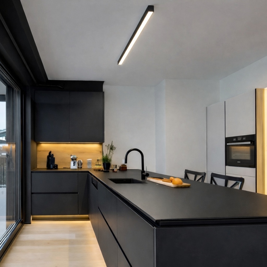 Brilagi - LED loftlampe, overflademonteret/ophængt SYNODICO LED/30W/230V 4000K sort