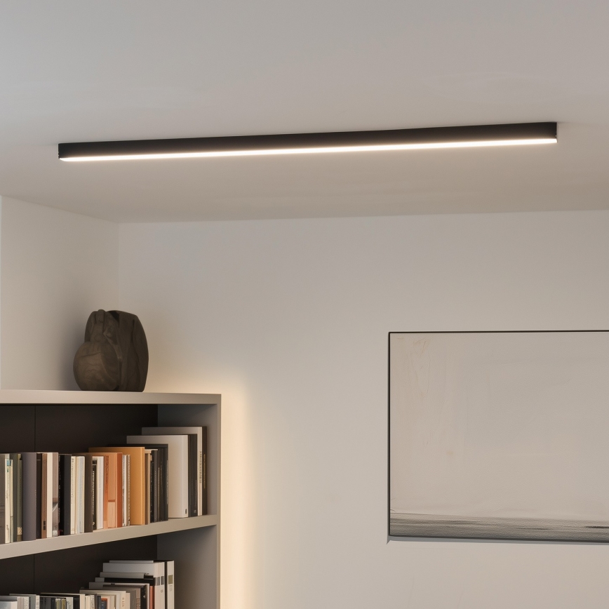 Brilagi - LED påbygget loftarmatur FULLDAY LED/30/40/50W/230V 2700/4000/6000K 150 cm UGR19 sort