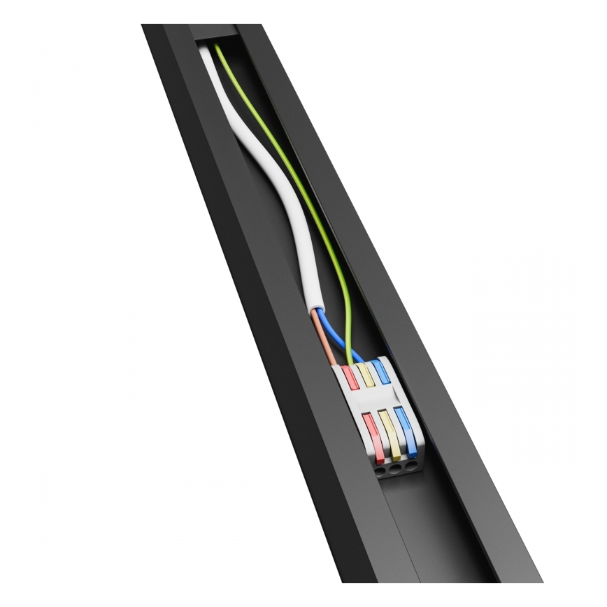 Brilagi - LED påbygget loftarmatur FULLDAY LED/30/40/50W/230V 2700/4000/6000K 150 cm UGR19 sort