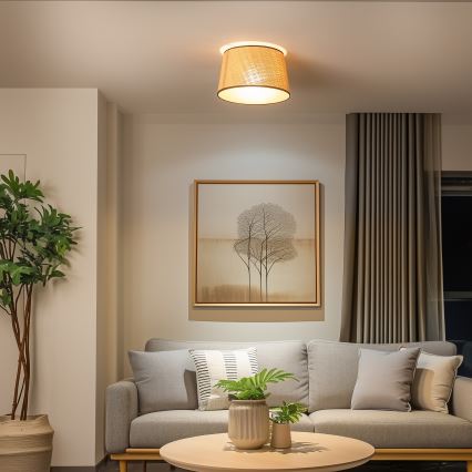 Brilagi - LED Påbygget loftlampe CERIA 1xE27/40W/230V Ø 35 cm beige