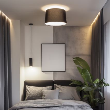 Brilagi - LED påbygget loftlampe CERIA 1xE27/40W/230V Ø 45 cm sort