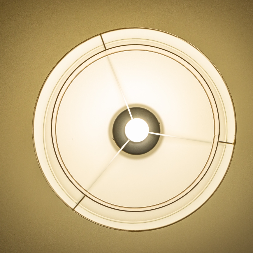 Brilagi - LED påbygget loftlampe CERIA 1xE27/40W/230V Ø 50 cm hvid/beige