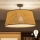 Brilagi - LED-påbygget loftlampe CERIA 1xE27/60W/230V Ø 50 cm sort/beige