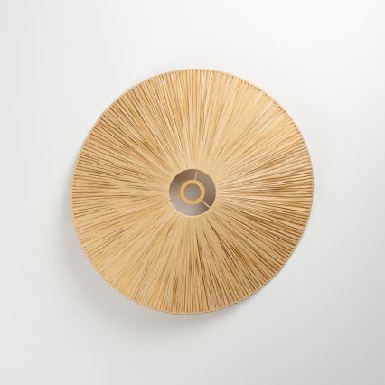 Brilagi - LED påbygget loftlampe CERIA BOHO 1xE27/40W/230V Ø 60 cm raffia/eg