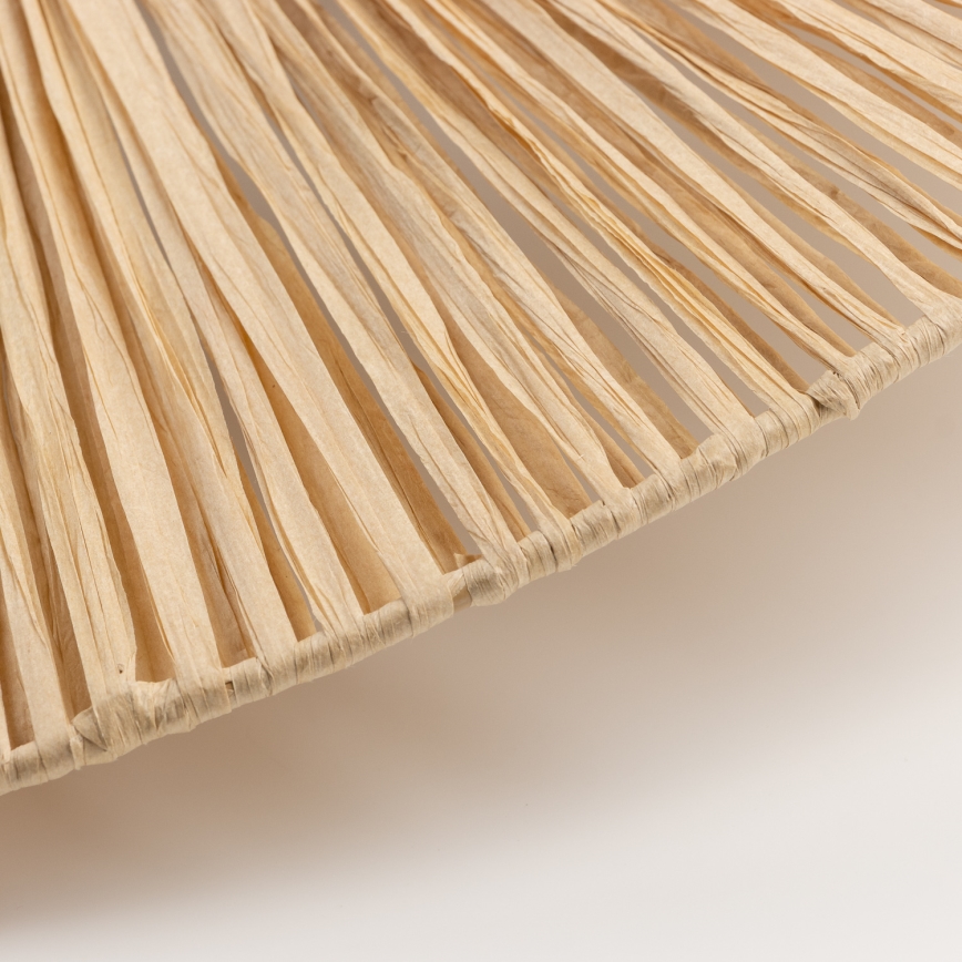 Brilagi - LED påbygget loftlampe CERIA BOHO 1xE27/40W/230V Ø 60 cm raffia/eg