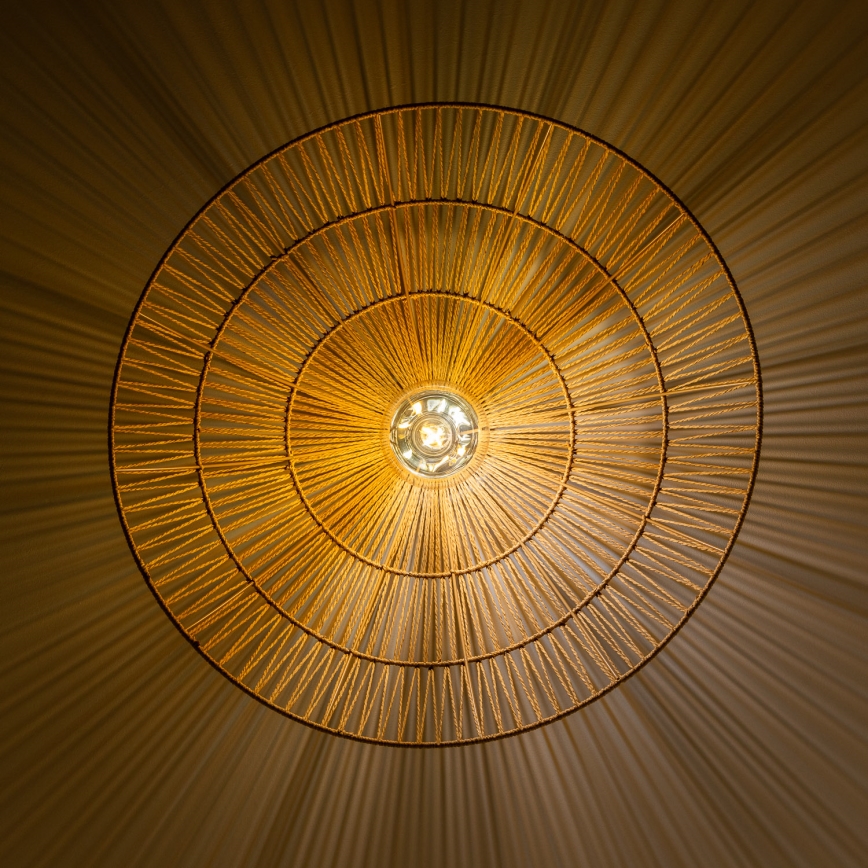 Brilagi - LED påbygget loftlampe CERIA BOHO 1xE27/40W/230V Ø 70 cm brun