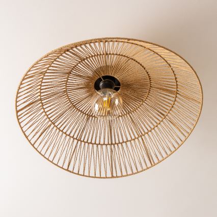 Brilagi - LED påbygget loftlampe CERIA BOHO 1xE27/40W/230V Ø 70 cm brun