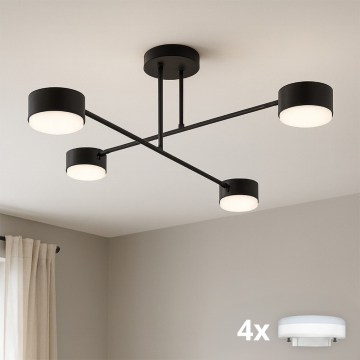 Brilagi - LED påbygget loftlampe MONO 4xGX53/13W/230V sort