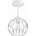 BRILAGI - LED påbygget loftlampe RETRO GLASS 1xE27/60W/230V Ø 18 cm hvid/klar