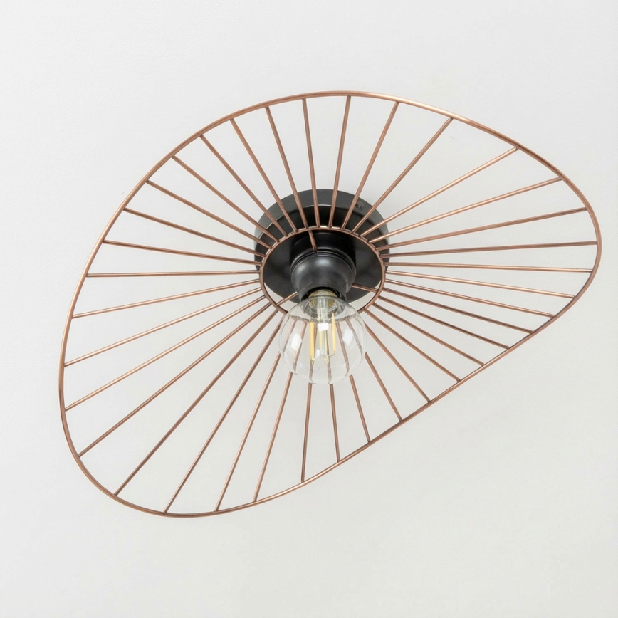 Brilagi - LED påbygget lysekrone CERIA WIRE 1xE27/40W/230V 40x56 cm bronze