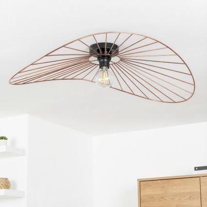 Brilagi - LED påbygget lysekrone CERIA WIRE 1xE27/40W/230V 60x80 cm bronze