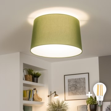 Brilagi - LED-påbygningslampe CERIA 1xE27/40W/230V, Ø 45 cm grøn